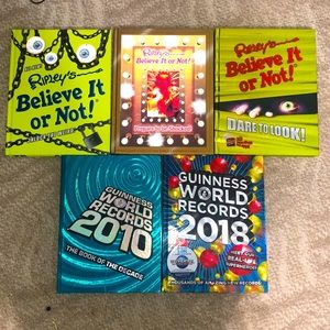Ripleys and Guinness world record books